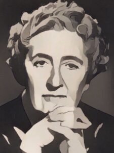 Agatha Christie illustration