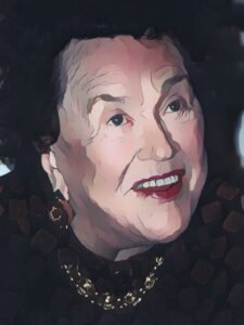 Julia Child illustration