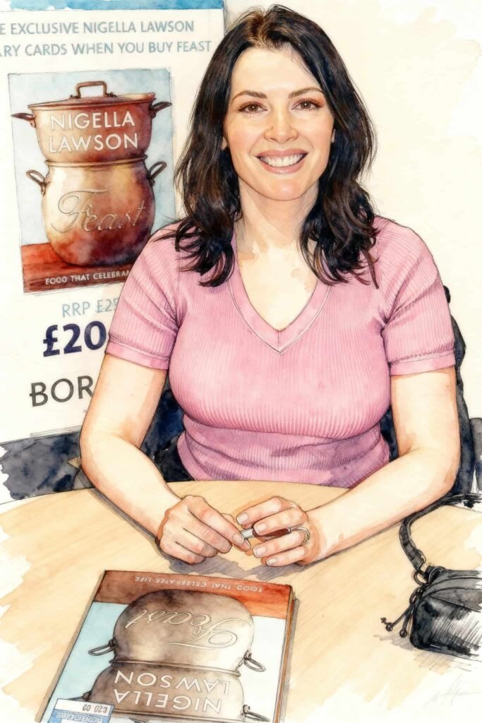 Nigella Lawson illustration
