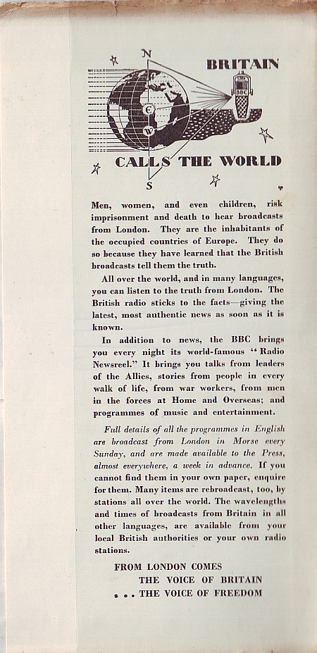 Britain Calls the World