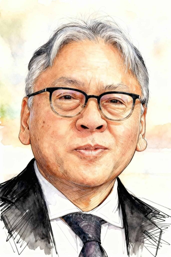 Kazuo Ishiguro illustration