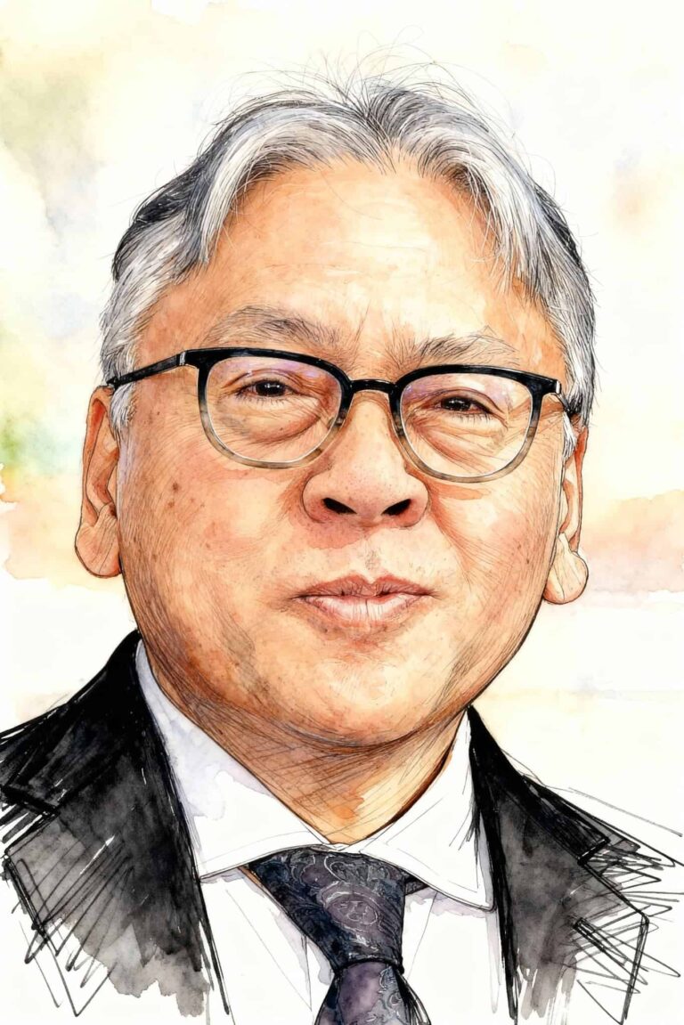 Kazuo Ishiguro illustration