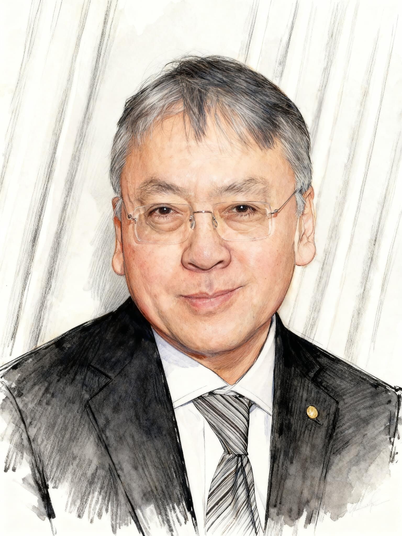 Kazuo Ishiguro illustration