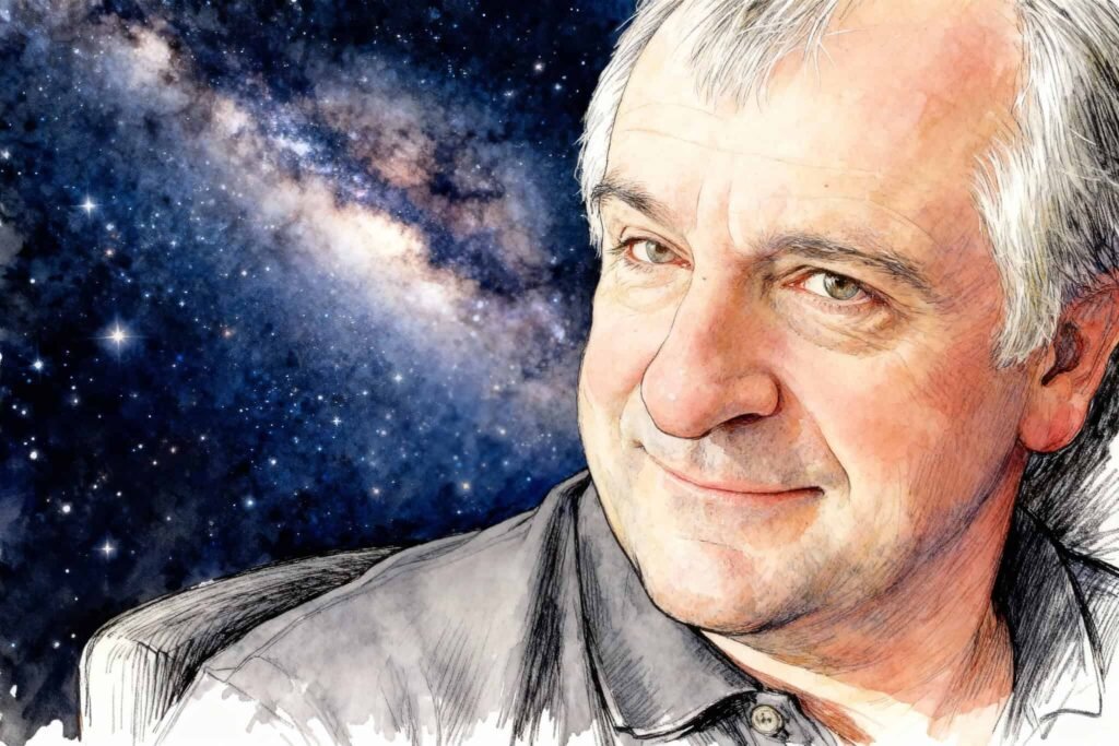 Douglas Adams illustration