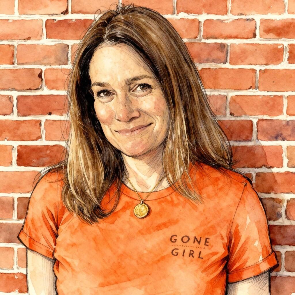 Gillian Flynn illustration