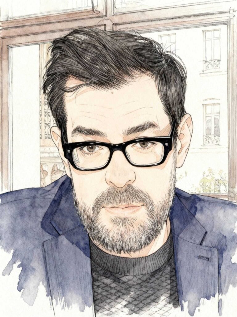 Richard Osman illustration