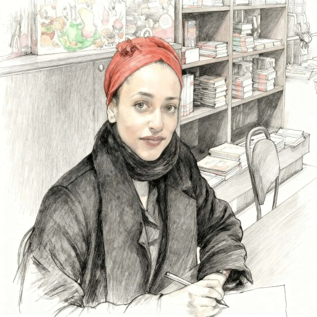 Zadie Smith illustration