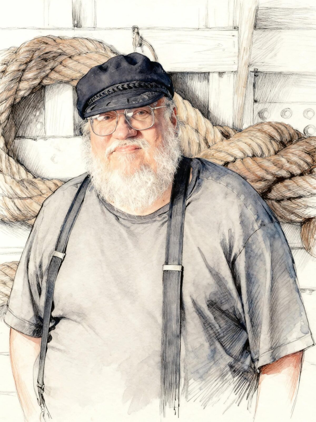 George R. R. Martin illustration