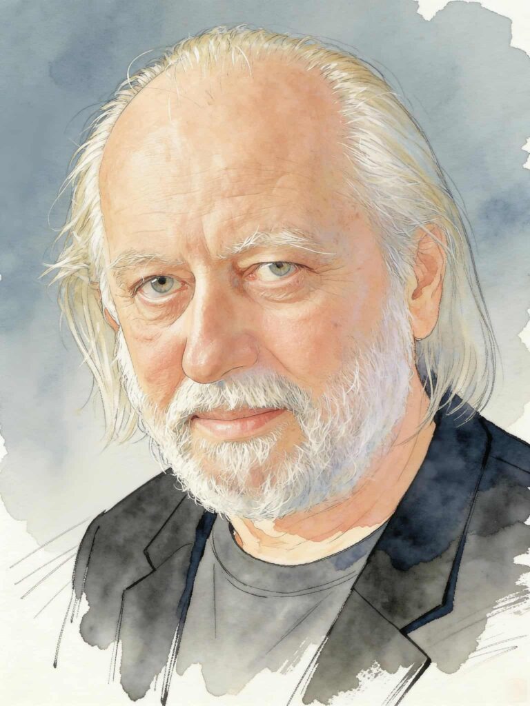 László Krasznahorkai illustration