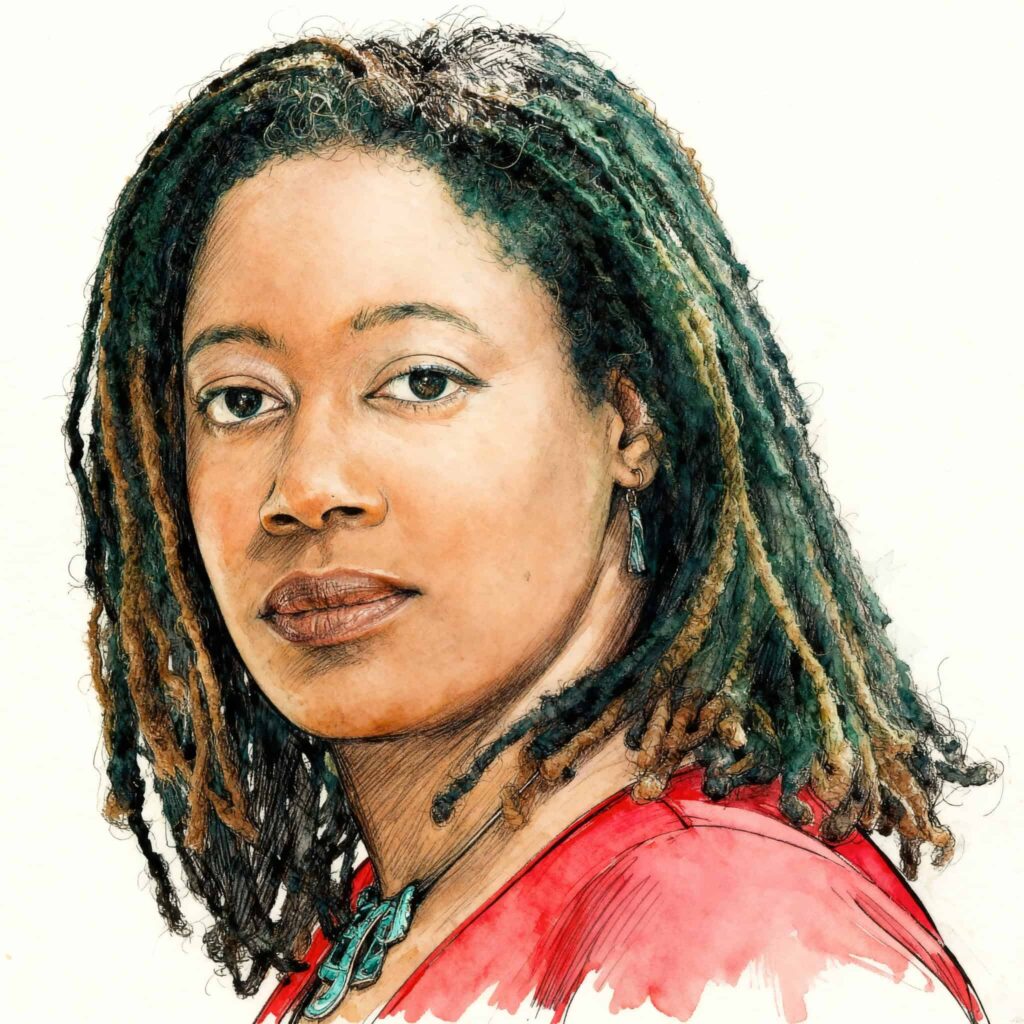 N.K.Jemisin illustration