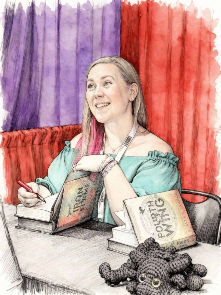 Rebecca Yarros illustration