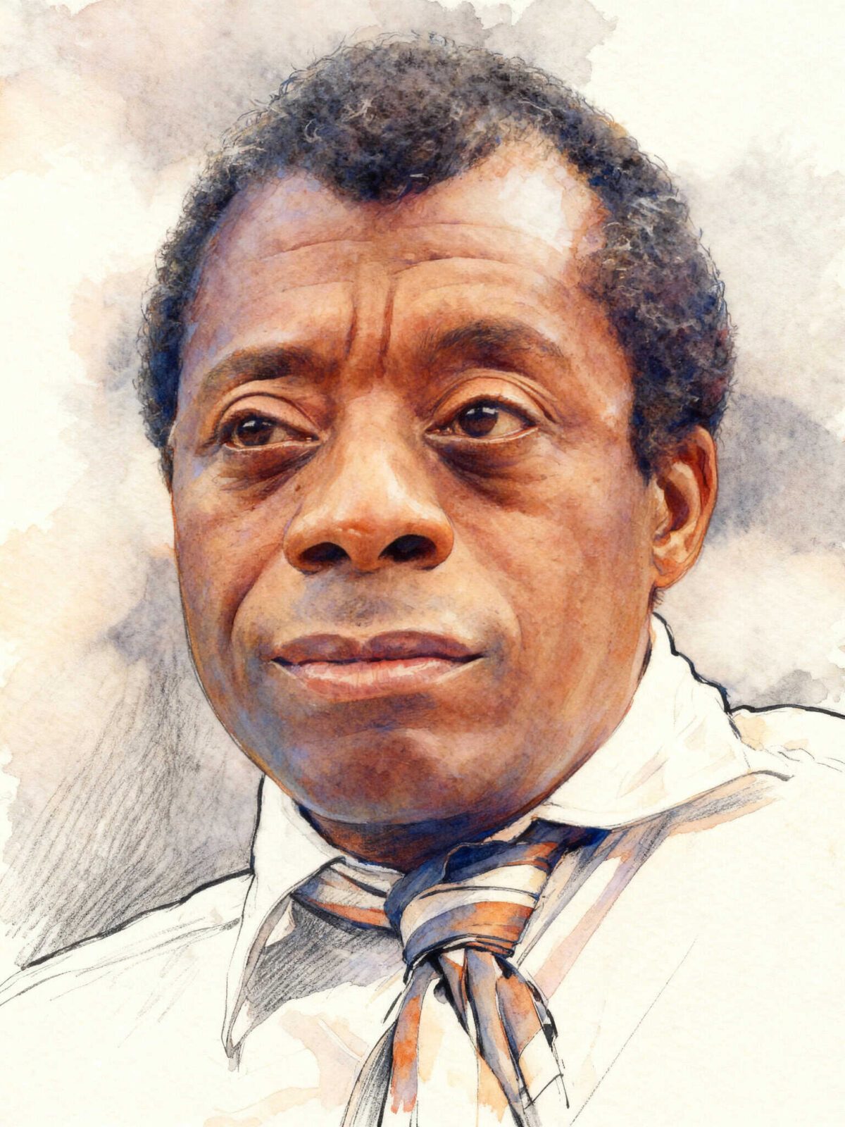 James Baldwin illustration