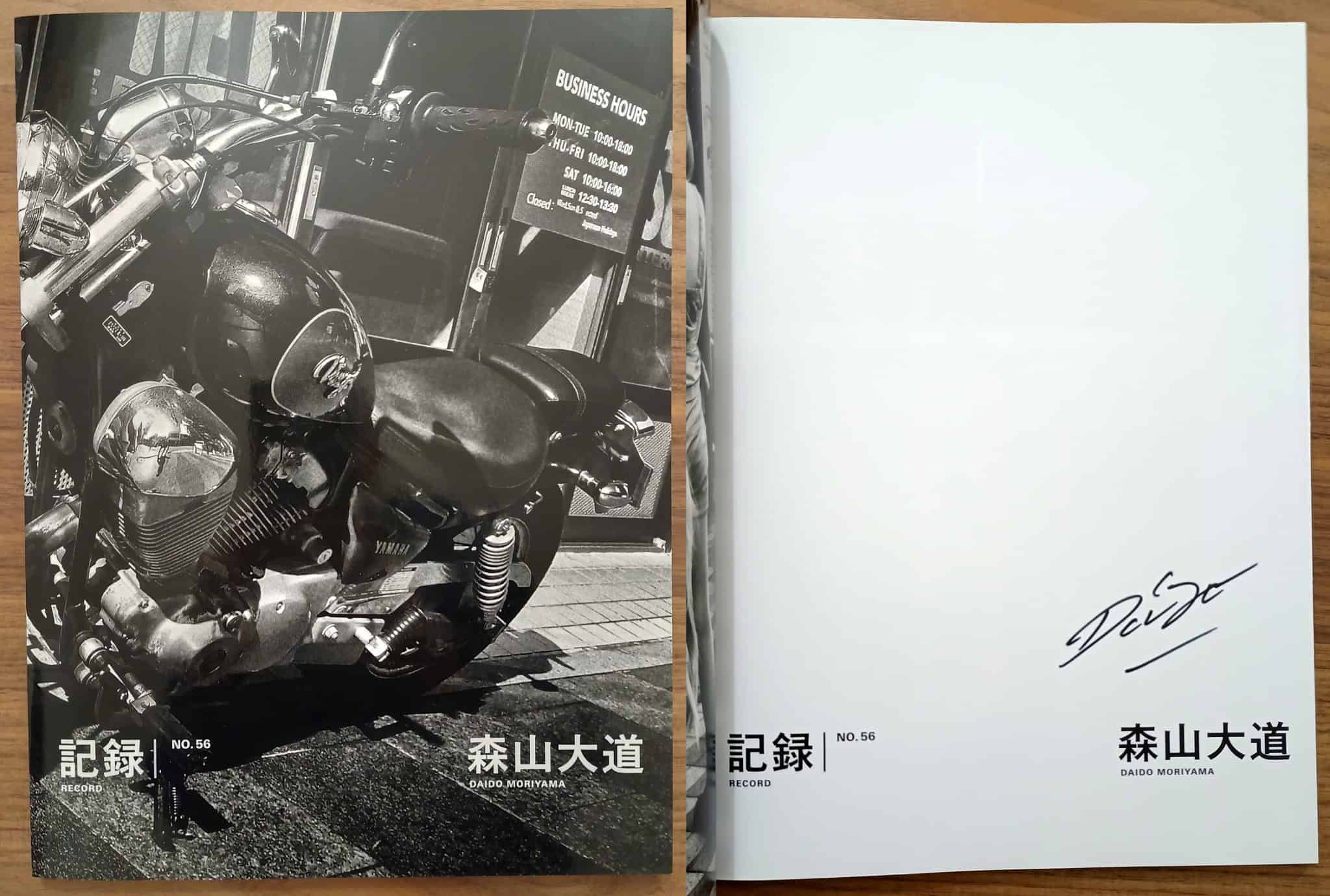 Record no.56 signed by Daido Moriyama