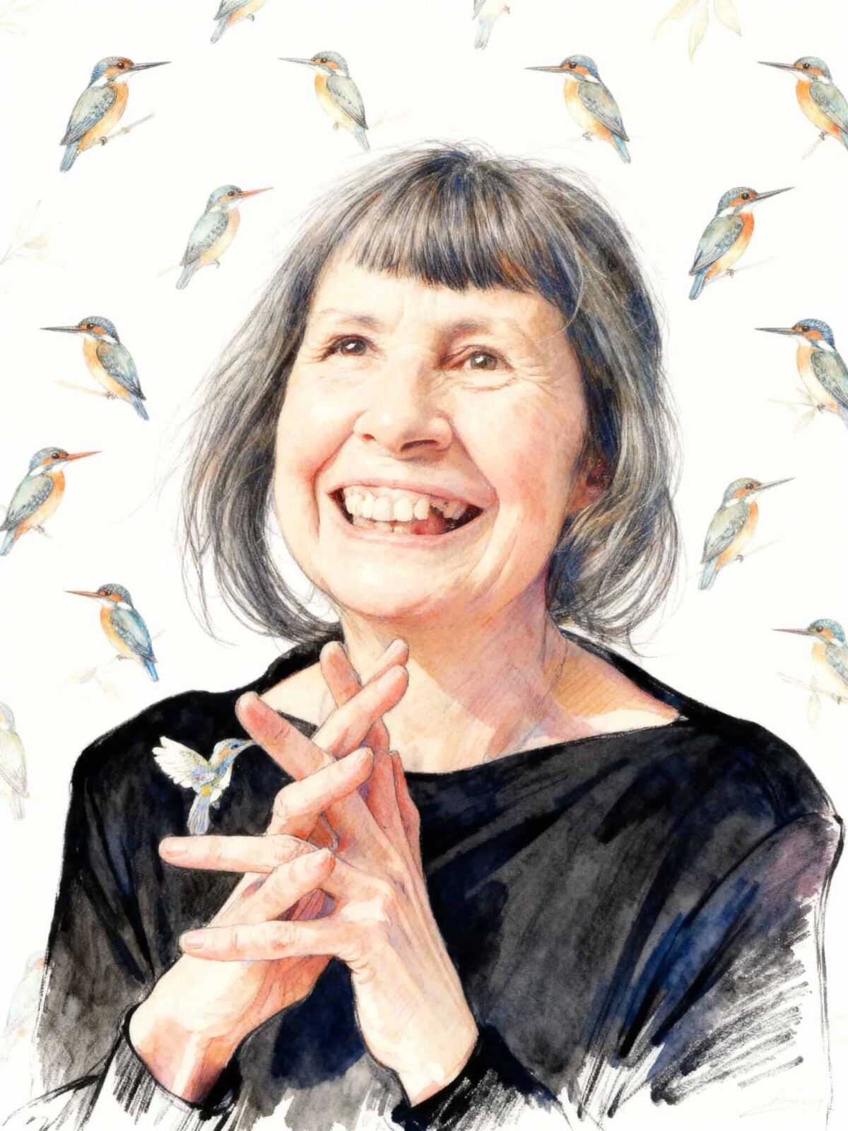 Amy Clampitt illustration