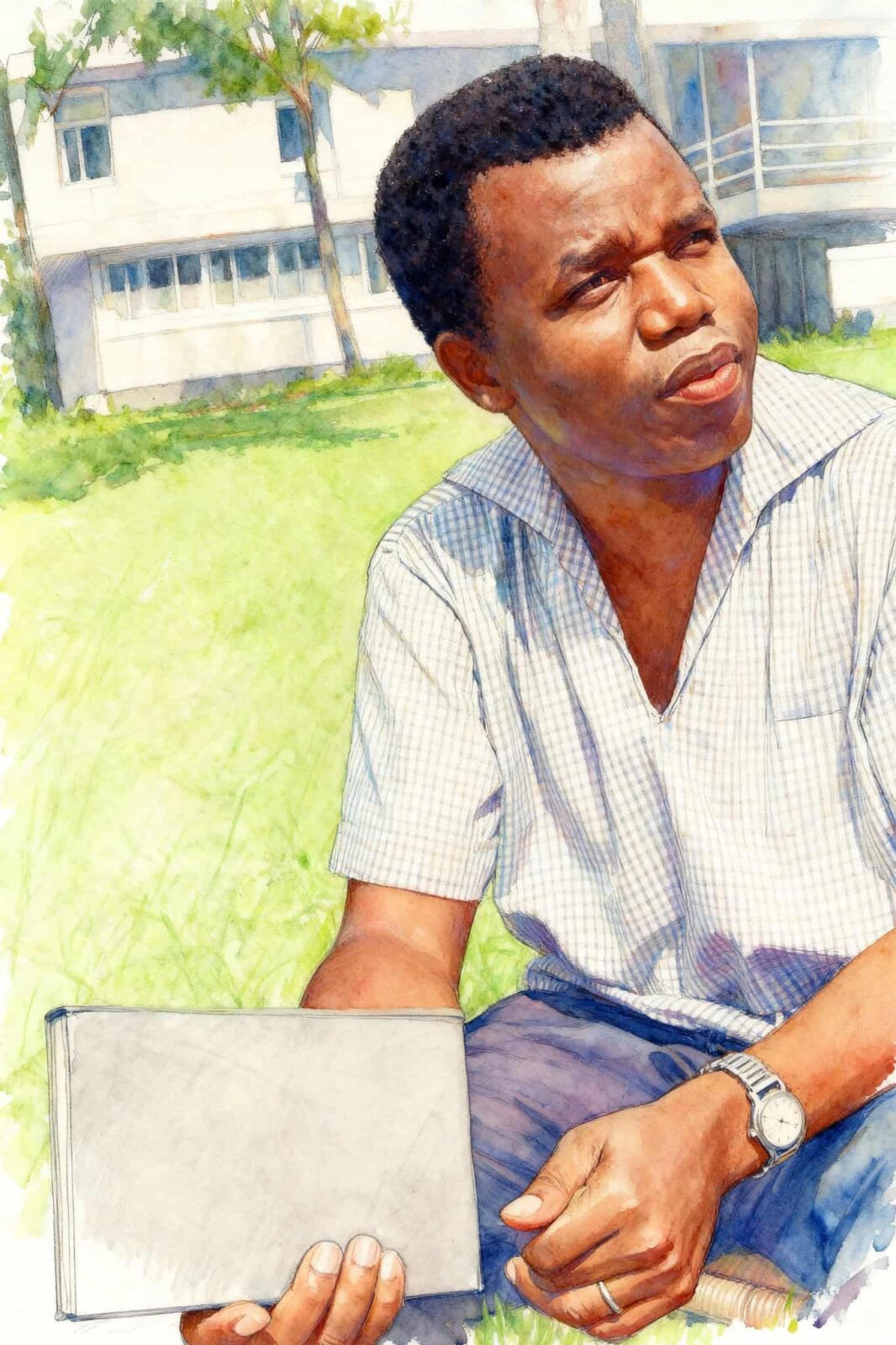 Chinua Achebe illustration