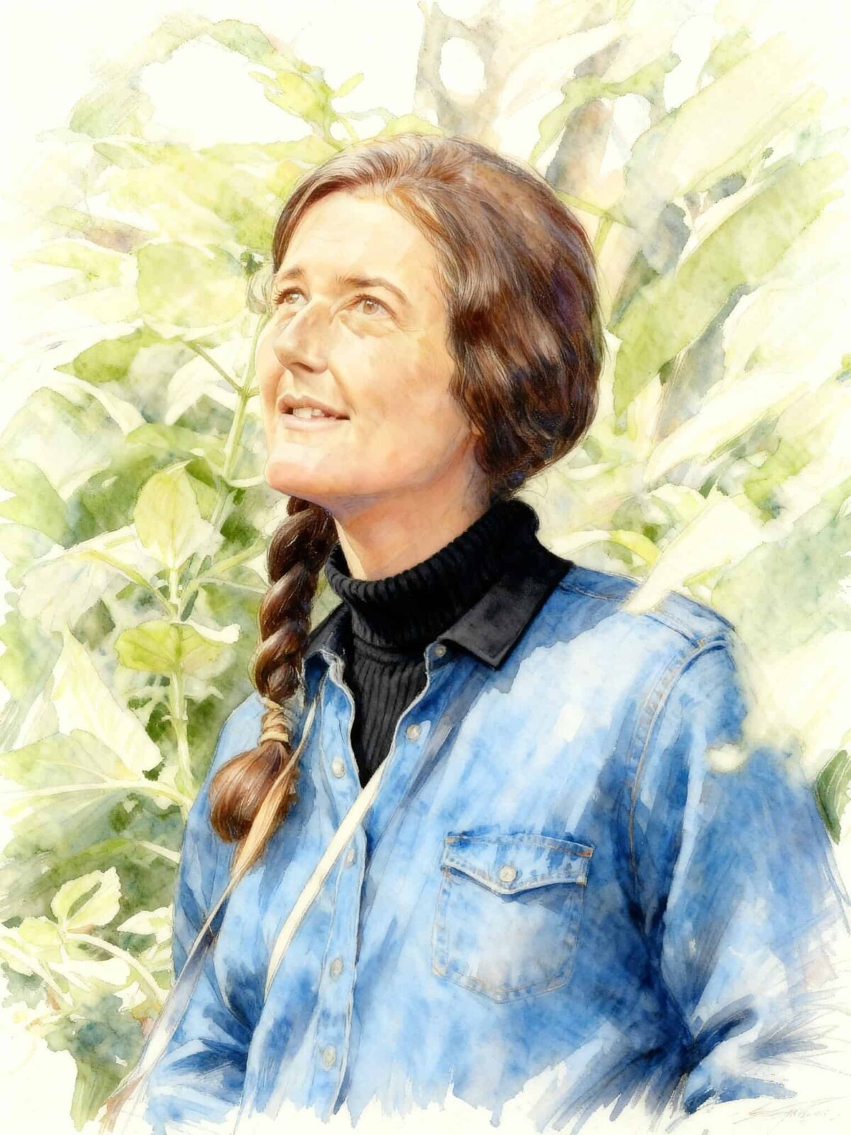Dian Fossey illustration