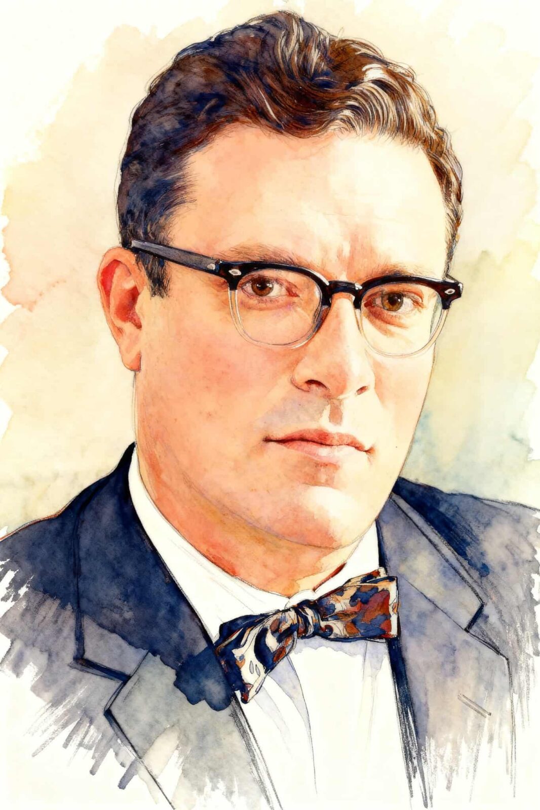 Isaac Asimov illustration