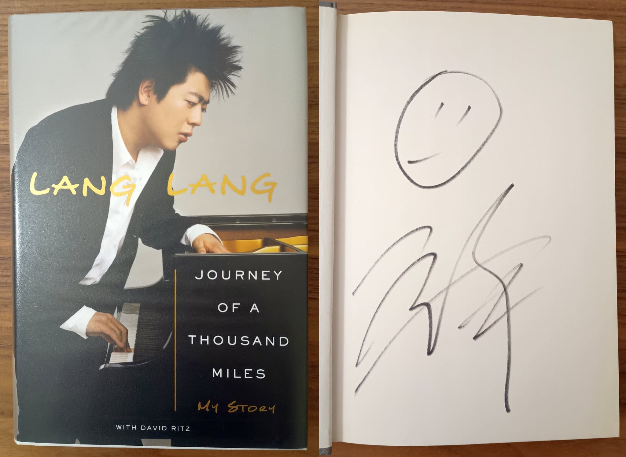 Journey of a thousand miles signed by Lang Lang