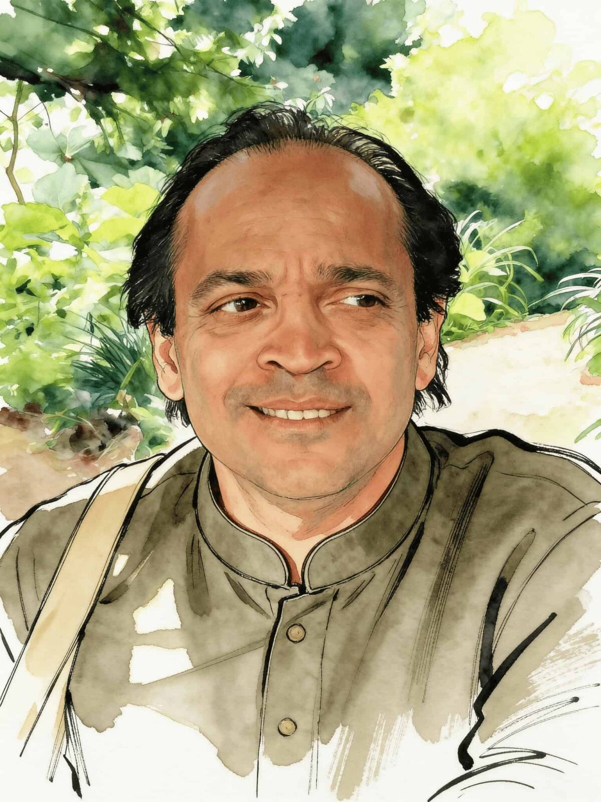 Vikram Seth illustration