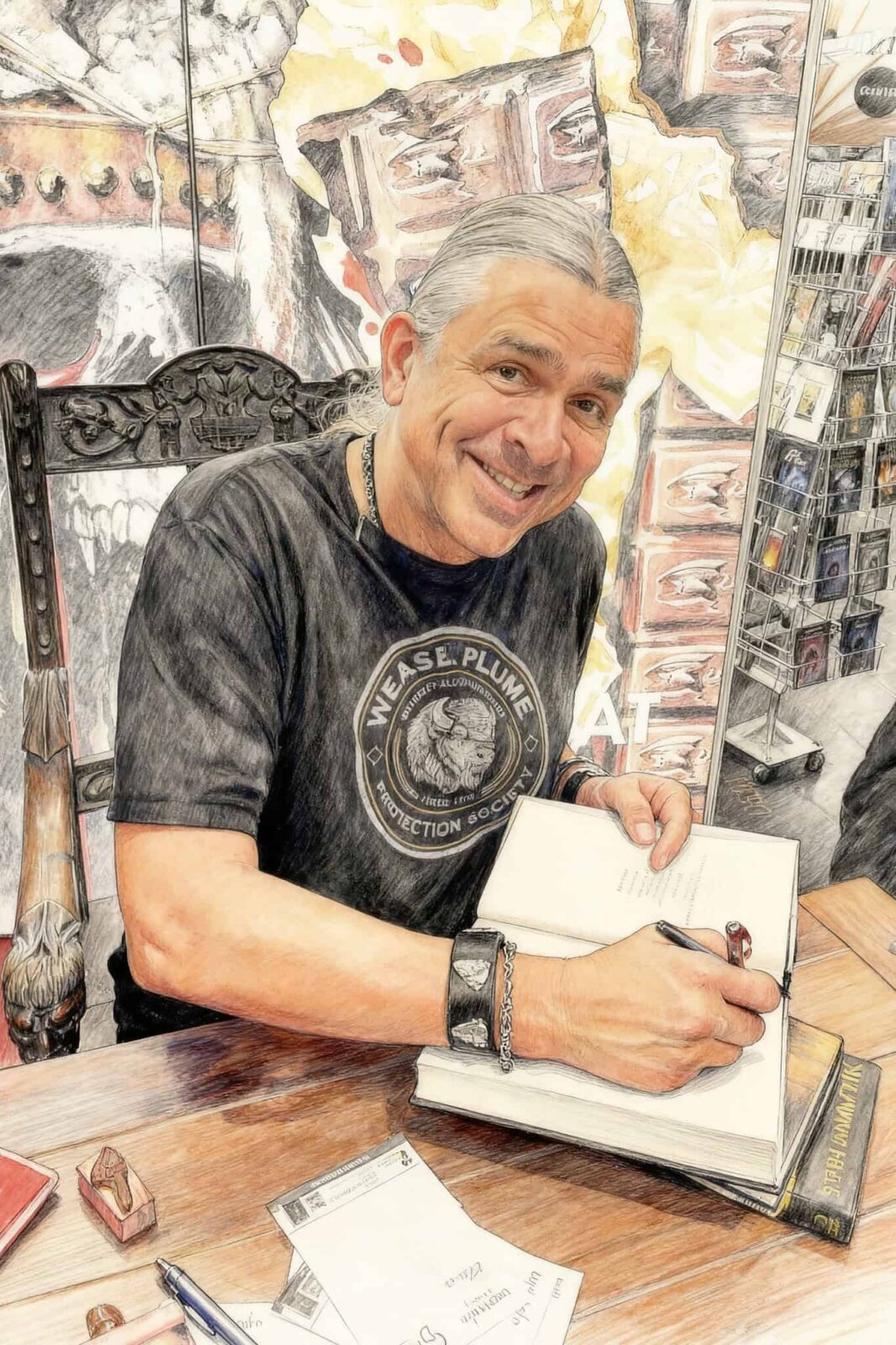 Stephen Graham Jones illustration