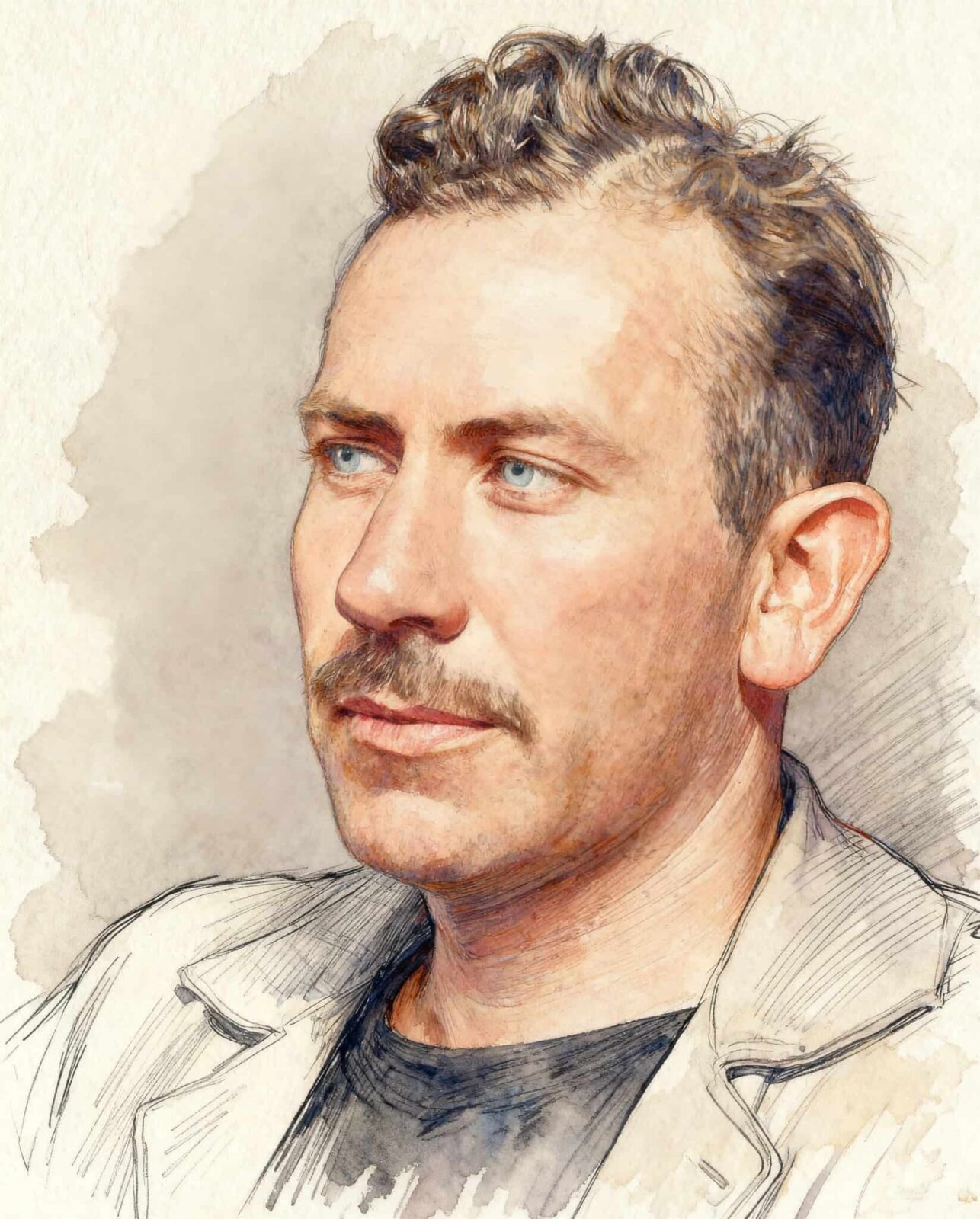 John Steinbeck illustration